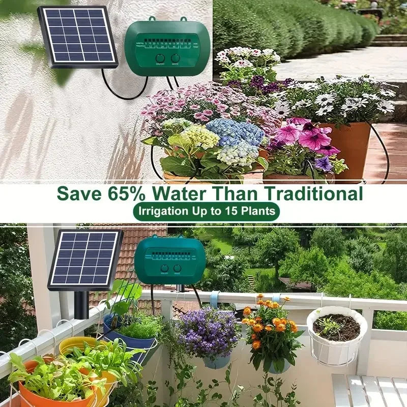 Solar Smart Irrigation Kit – Automatic Watering for Potted Plants