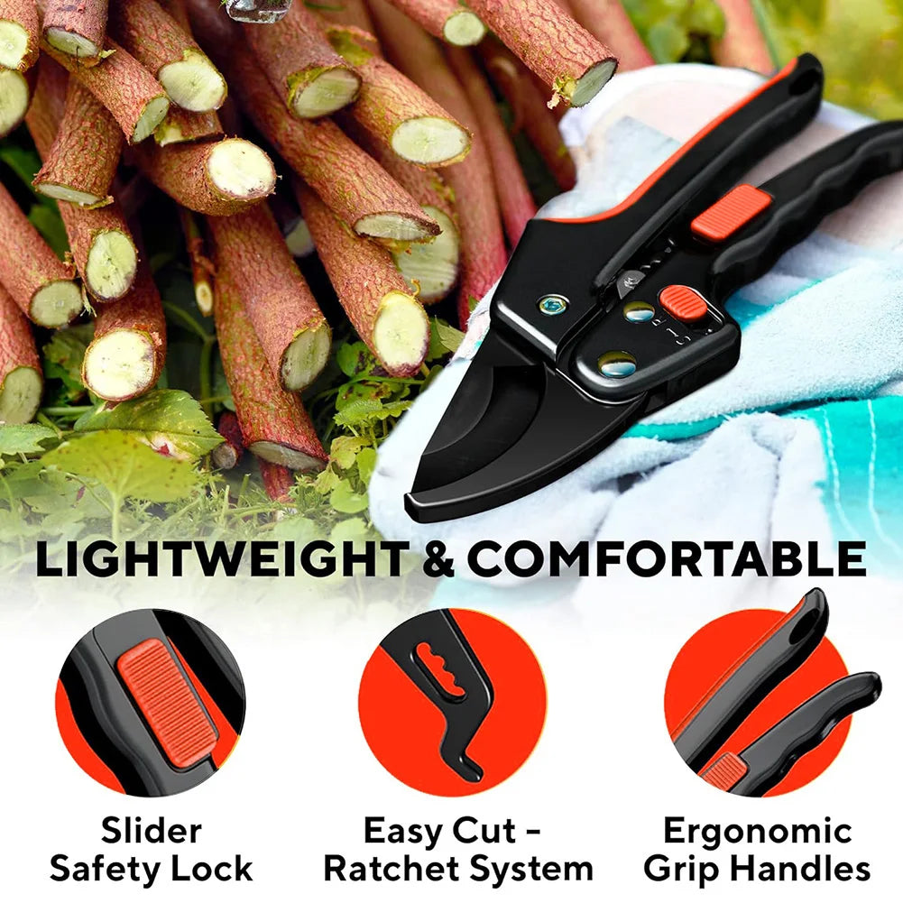 Ergo Garden Clippers – Easy Cut Hand Pruners