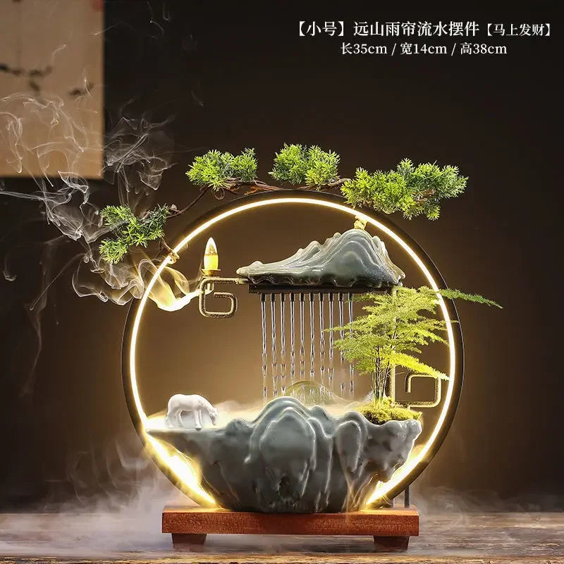 Zen Ceramic Water Fountain Humidifier