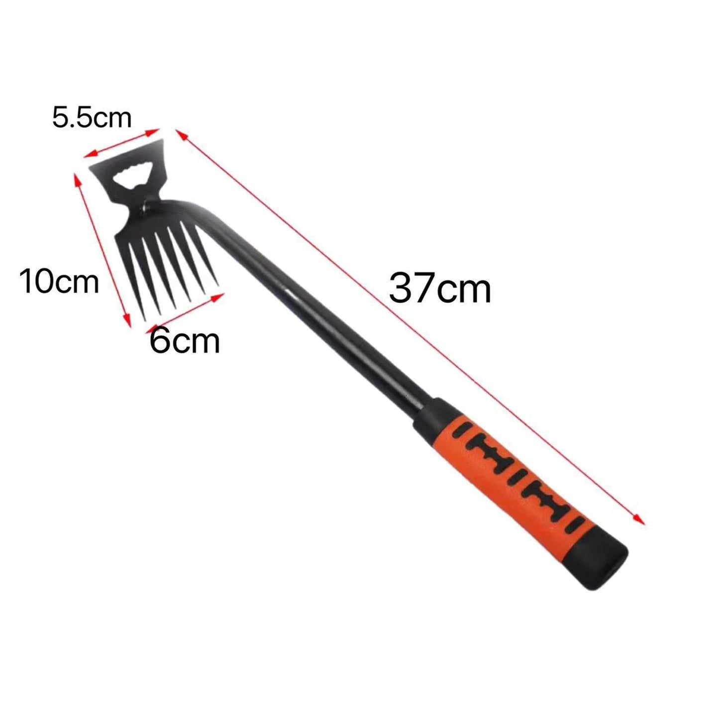 2-in-1 Garden Weeding Shovel & Rake – Stainless Steel Tool