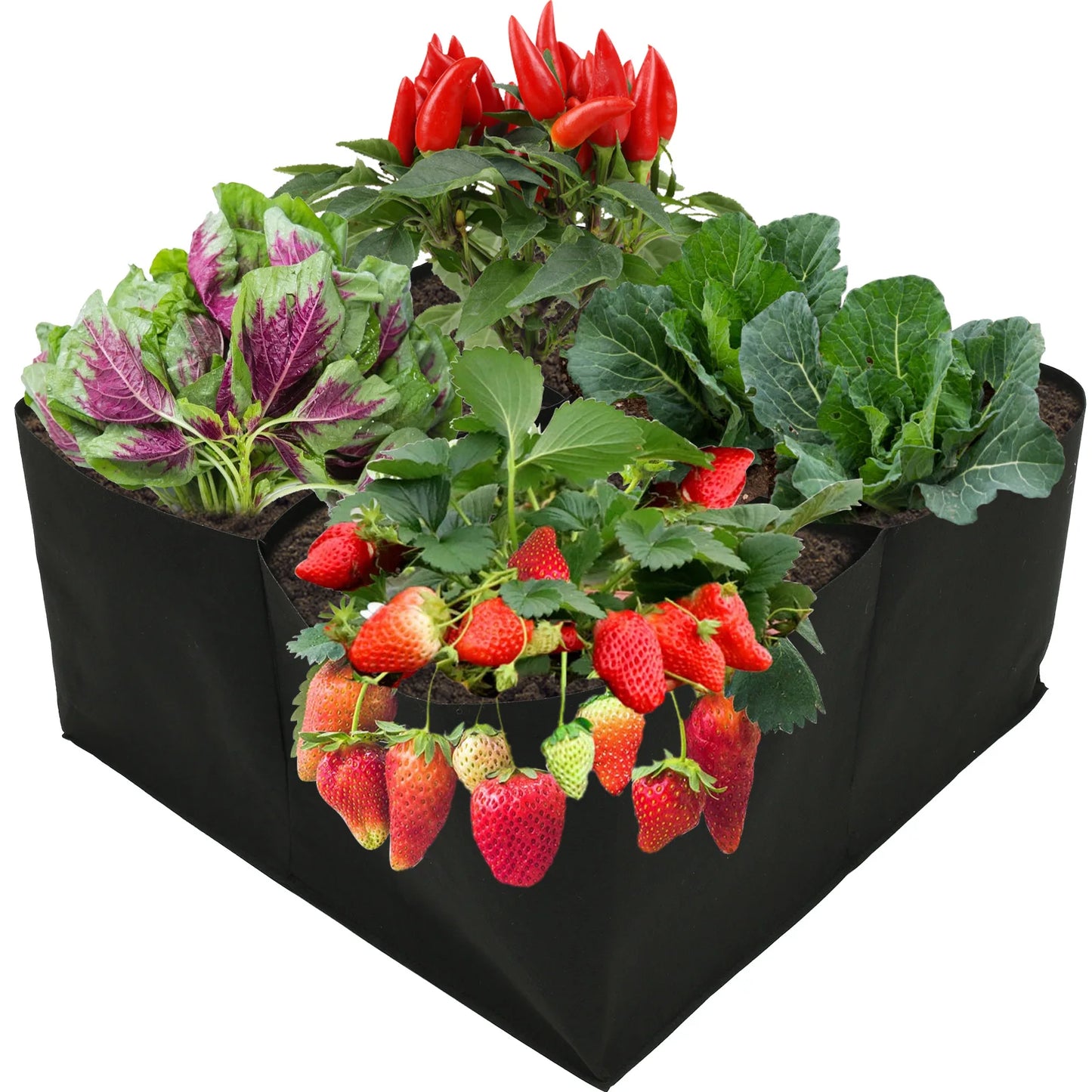 Multi-Grid Raised Garden Bed Grow Bag Planter