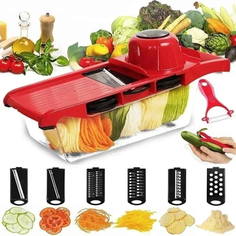 6-in-1 Multi Vegetable Slicer & Julienne Cutter