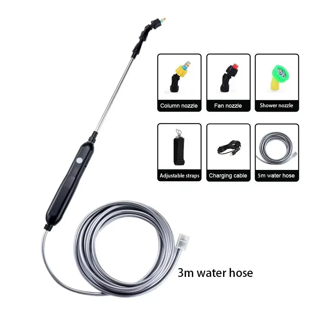 5L/8L Electric Backpack Sprayer – Rechargeable Pressure Sprayer