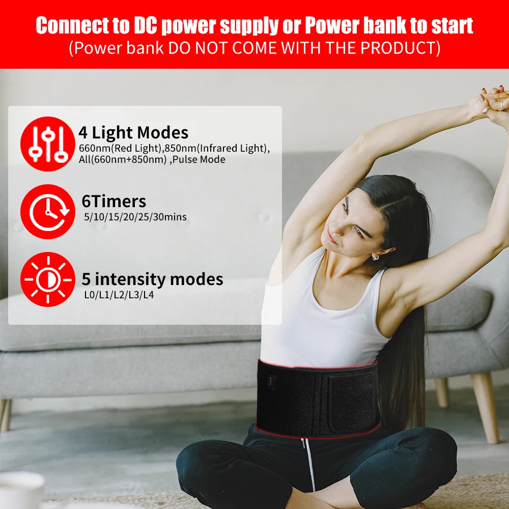 Infrared Light Therapy Belt | Natural Pain Relief Essential