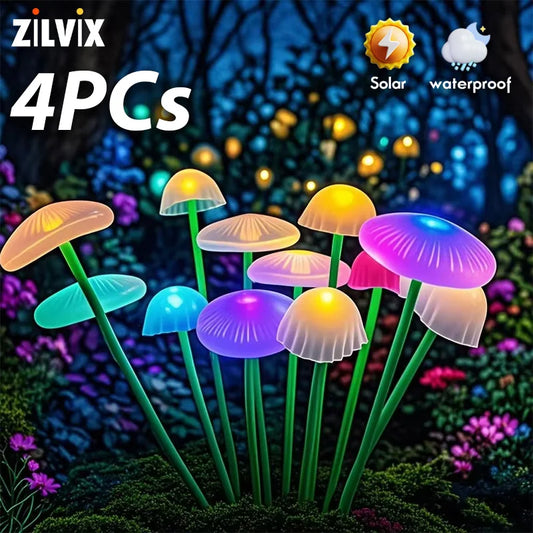 Solar Jellyfish Lights – Colorful Garden LED Decor (6/8/10 Heads)