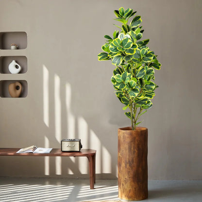 Artificial Ficus Tree – 76cm / 115cm Green Heart Leaves
