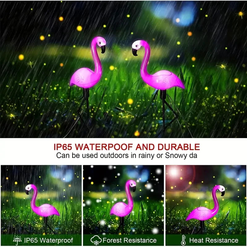 Solar Flamingo Garden Light – LED Yard & Lawn Decor