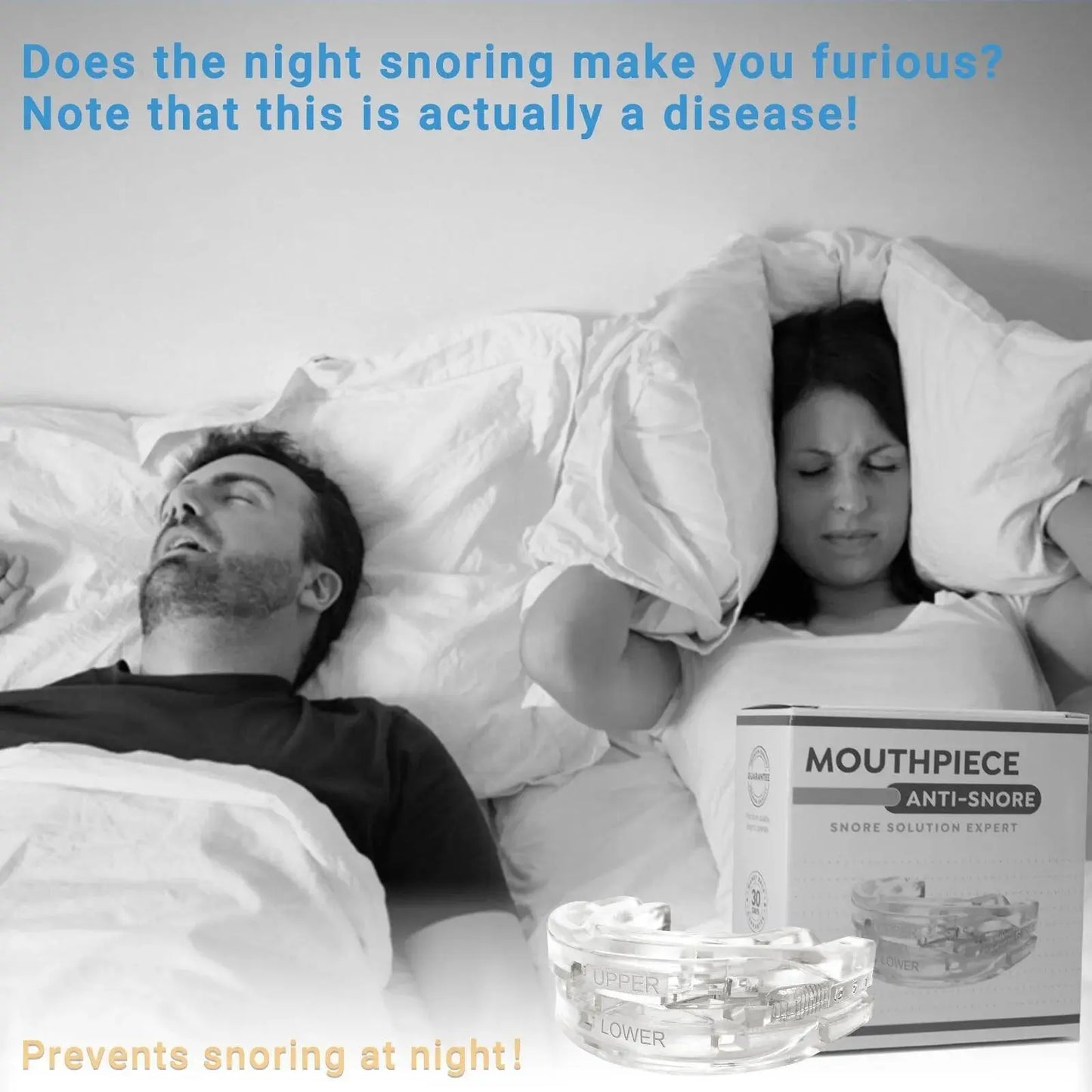 Anti-Snoring Mouthpiece - Natural Way to Sleep Better