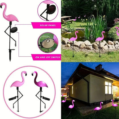 Solar Flamingo Garden Light – LED Yard & Lawn Decor