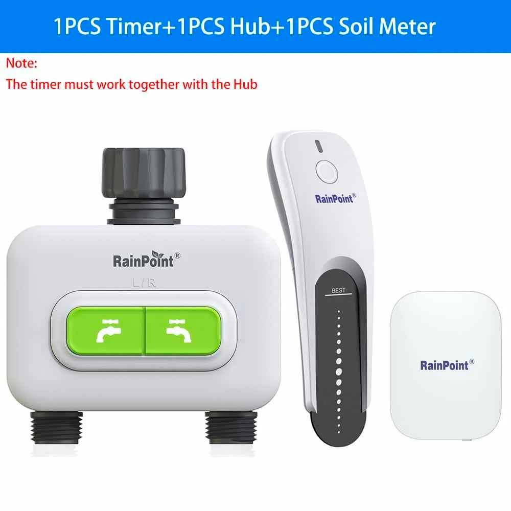 Smart 2-Zone WiFi Garden Water Timer | Automatic Sprinkler Control