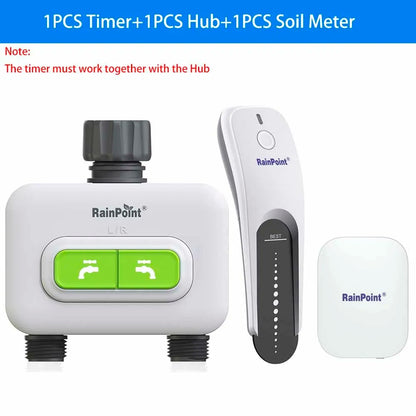 Smart 2-Zone WiFi Garden Water Timer | Automatic Sprinkler Control