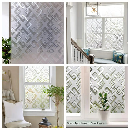 Frosted Window Privacy Film – Static Cling & UV Protection