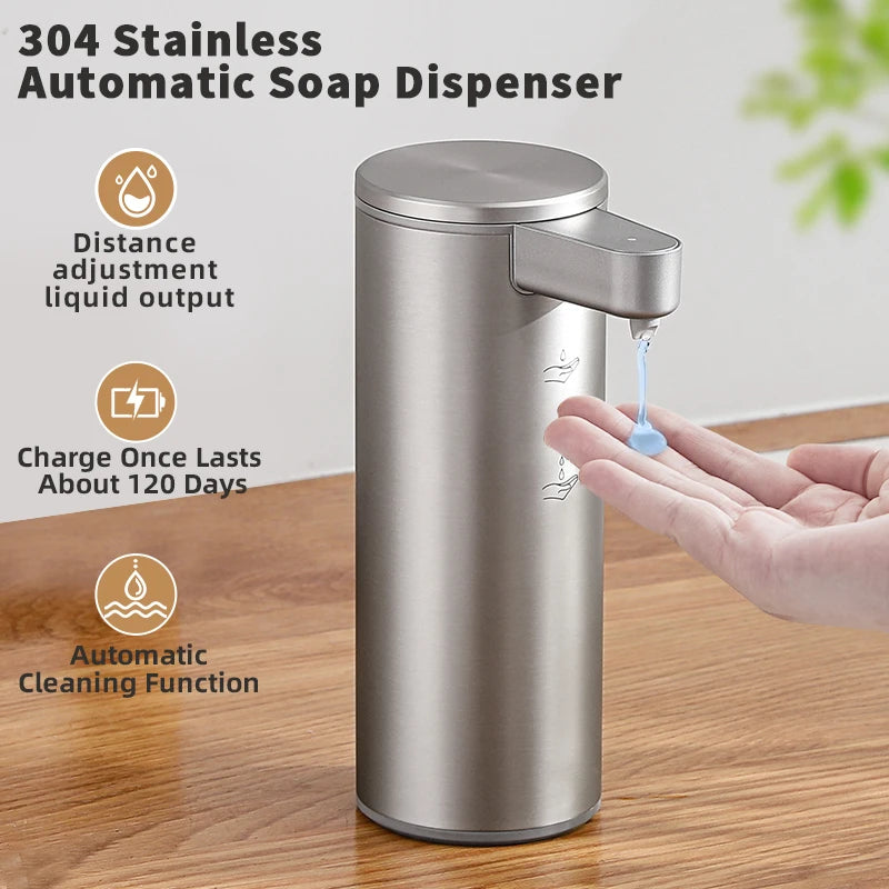 Touchless Stainless Steel Soap Dispenser