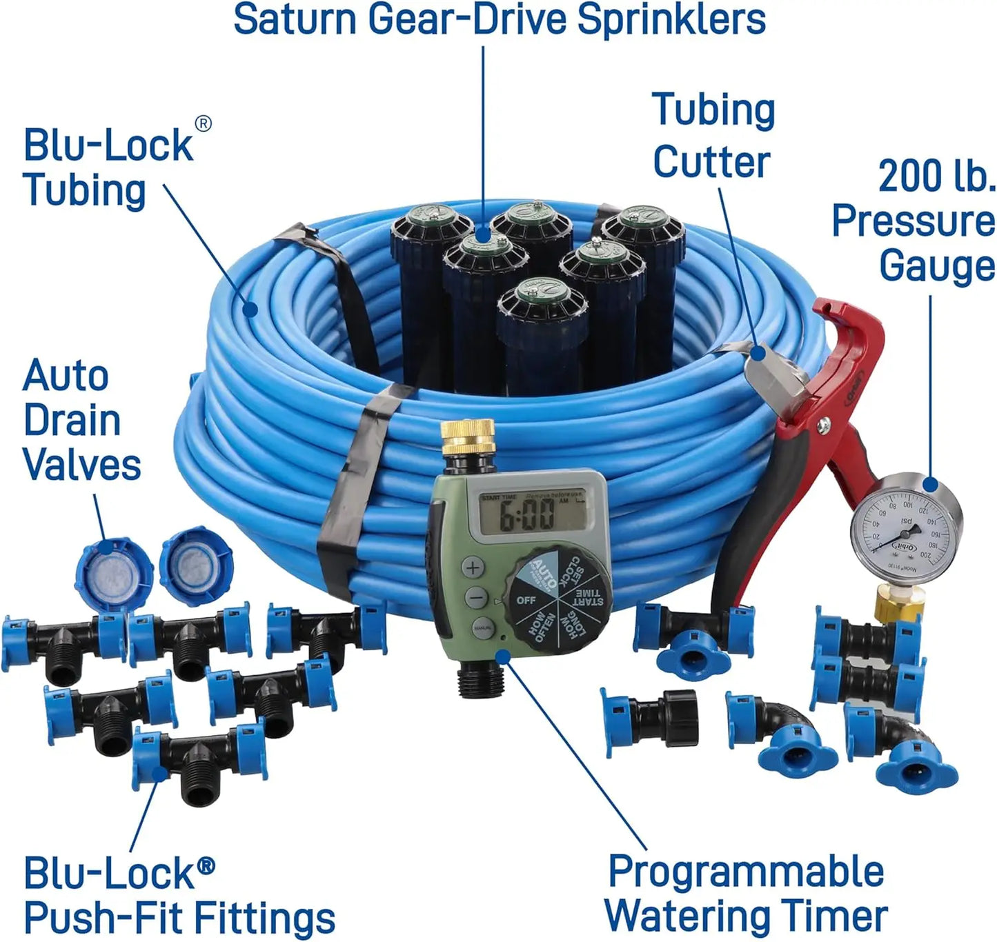 Smart Automatic Garden Watering System with Timer