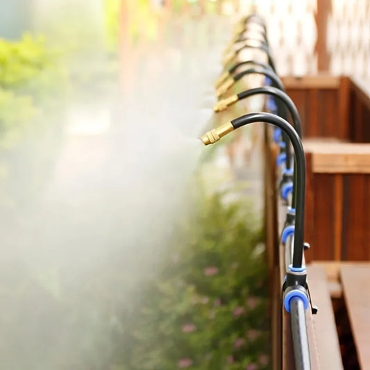 Garden Misting & Irrigation Kit – Adjustable DIY Spray System