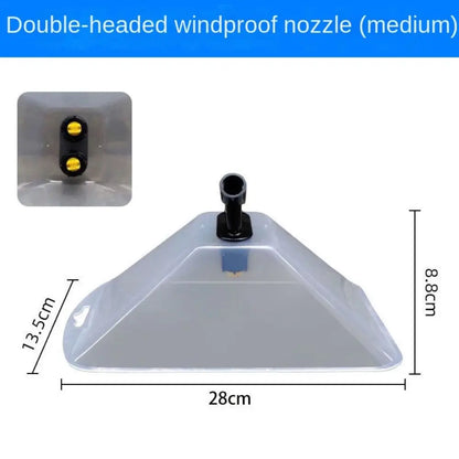 Windproof Fan Spray Nozzle – Clean & Precise Garden Sprayer Head