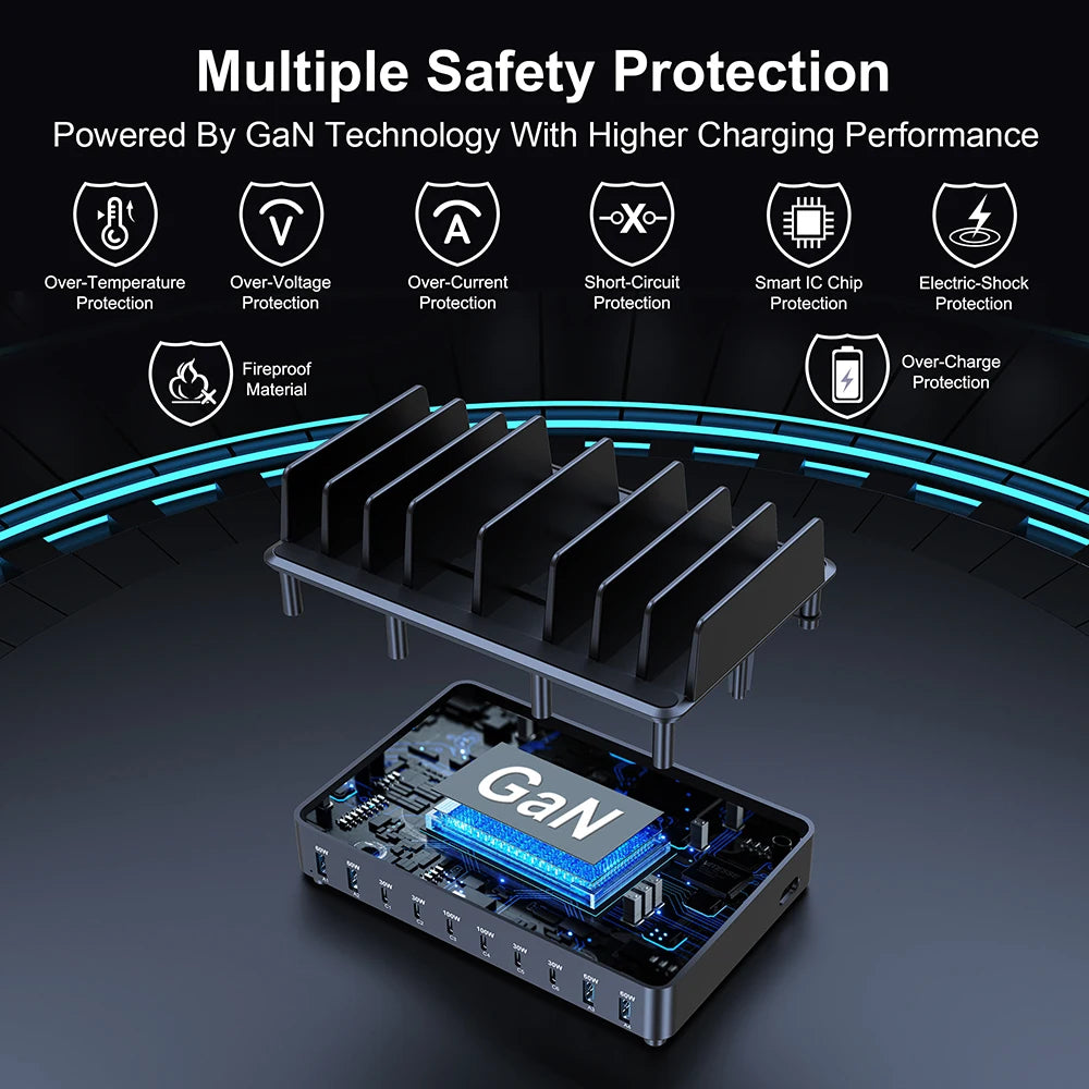PowerHub 500W GaN Charging Station
