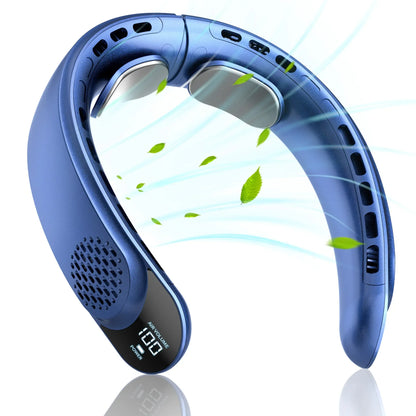 4000mAh Bladeless Neck Fan Portable 3-Speed Fan