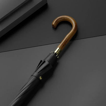 Large Windproof Umbrella – Men & Women, 120cm Long-Handle, Waterproof