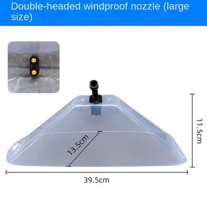 Windproof Fan Spray Nozzle – Clean & Precise Garden Sprayer Head