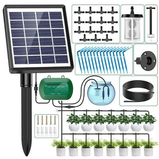 Solar Smart Irrigation Kit – Automatic Watering for Potted Plants