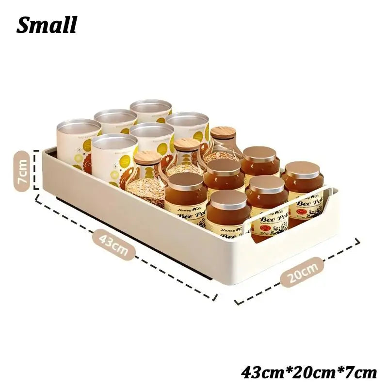 Pull-Out Metal Kitchen Drawer Organizer | Spice & Cabinet Rack