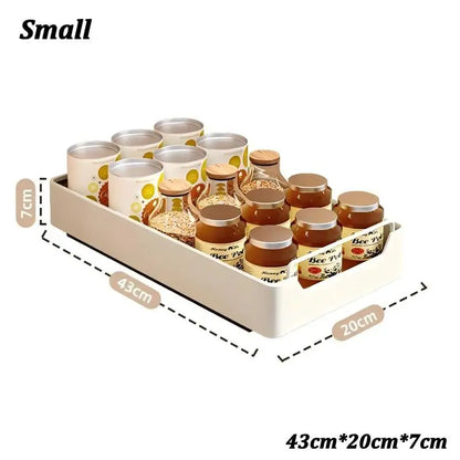 Pull-Out Metal Kitchen Drawer Organizer | Spice & Cabinet Rack