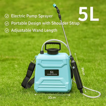 5L/8L Electric Backpack Sprayer – Rechargeable Pressure Sprayer