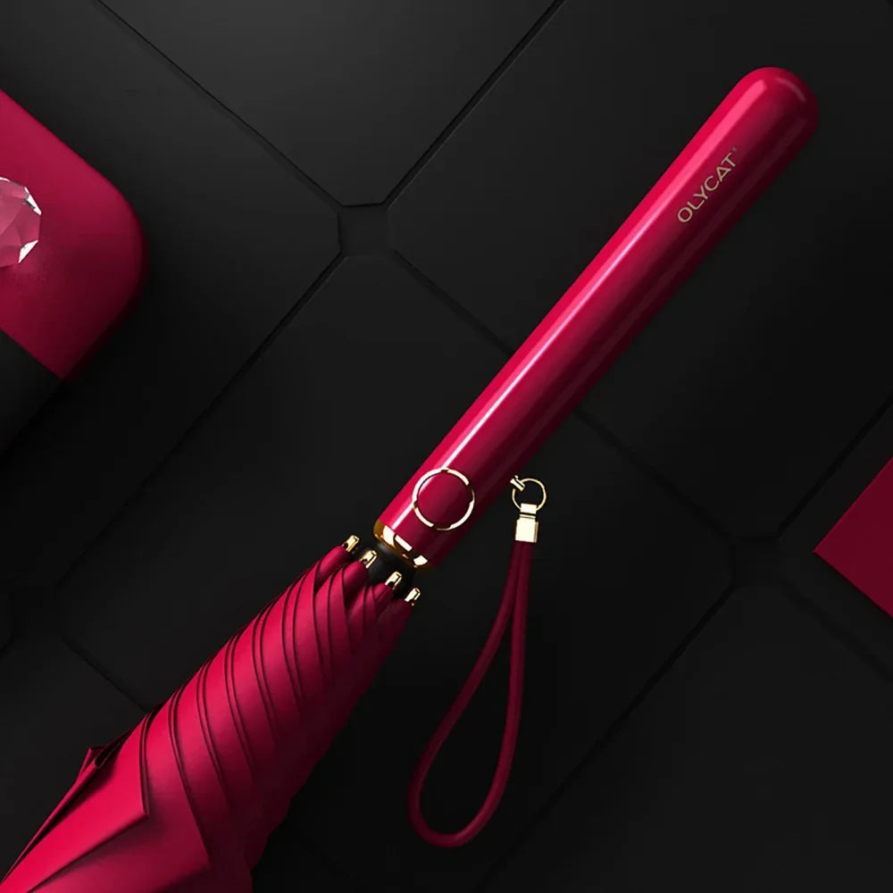 Windproof UV Protection Travel Umbrella – Waterproof Long Handle