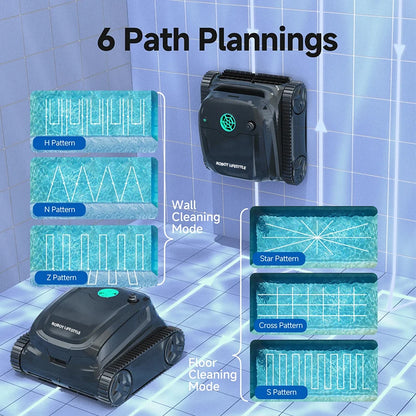 Smart Cordless Pool Cleaning Robot S2 – App Control & Wall Climbing
