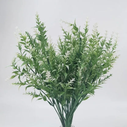 Faux Lavender Flowers – UV Resistant Artificial Plant Set (3/5/10 Pcs)