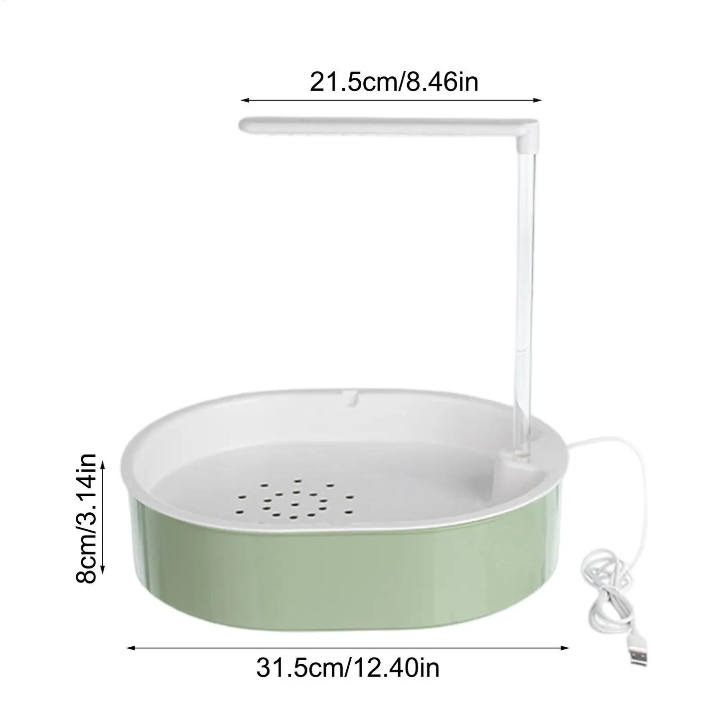 USB Bird Bath Fountain – Parakeet Water Shower Pump for Cage & Outdoor Birds