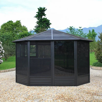 Aluminum Alloy Outdoor Gazebo – Modern Garden & Courtyard Pavilion