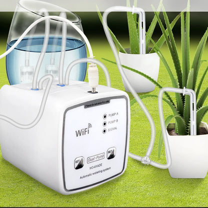 Smart WiFi Watering System – Dual Pump Drip Irrigation