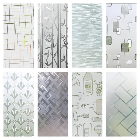 Frosted Window Privacy Film – Static Cling & UV Protection