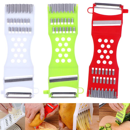 Vegetable Cutter & Grater Stainless Steel Slicer Tool