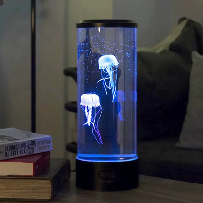Color Changing Jellyfish Lamp – USB/Battery Night Light for Kids & Home