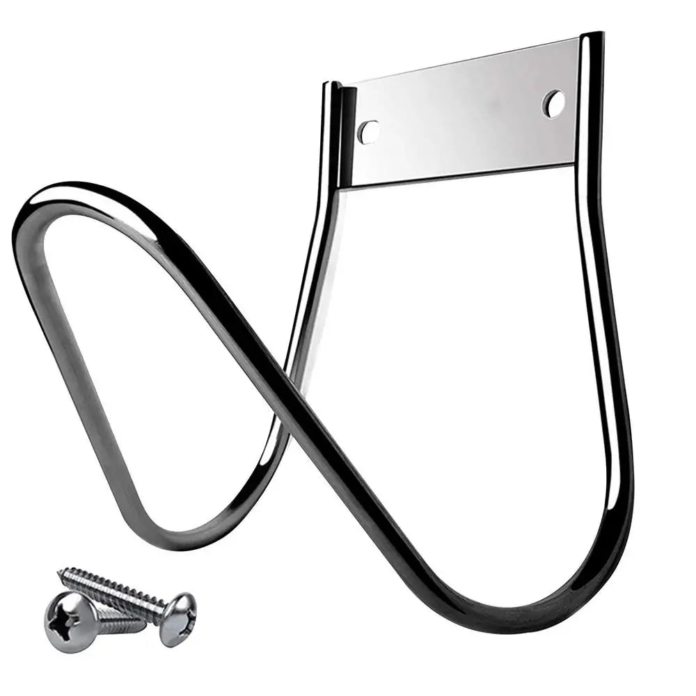 Heavy-Duty Stainless Steel Hose Holder – Wall Mount Garden Organizer