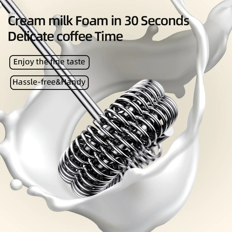 Rechargeable 2-in-1 Milk Frother & Egg Beater