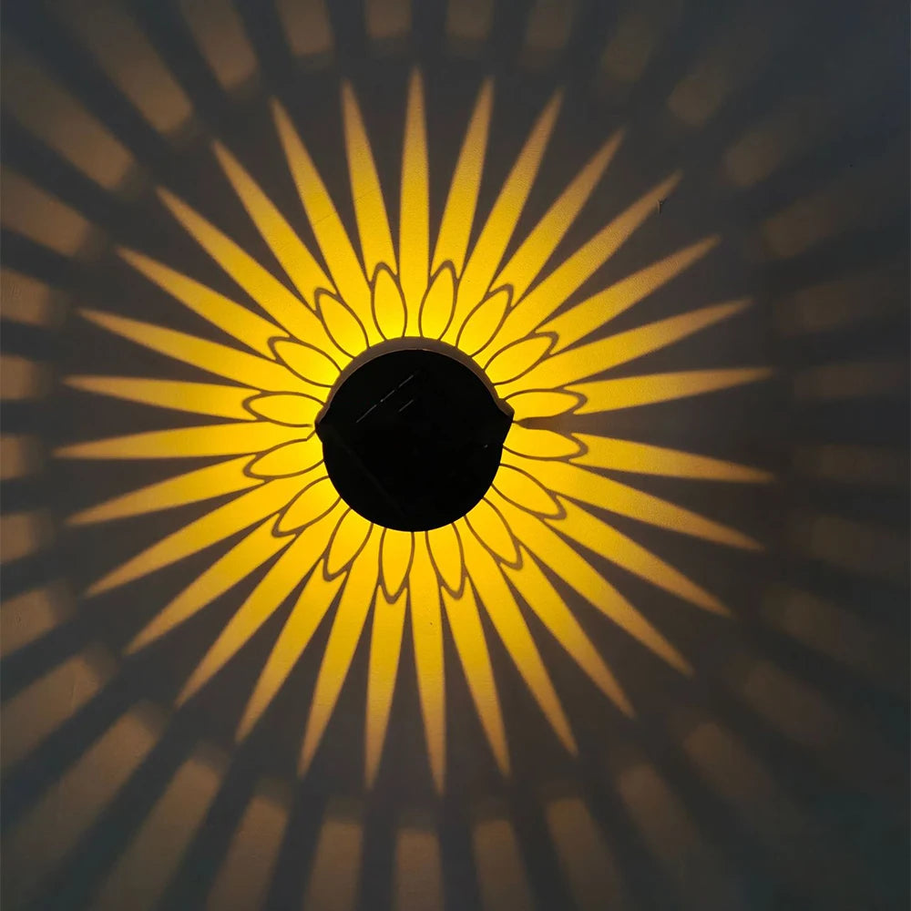 LED Solar Wall Light – Warm White, Waterproof & Outdoor Friendly