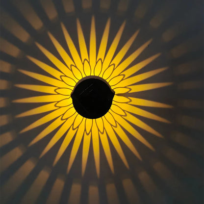 LED Solar Wall Light – Warm White, Waterproof & Outdoor Friendly
