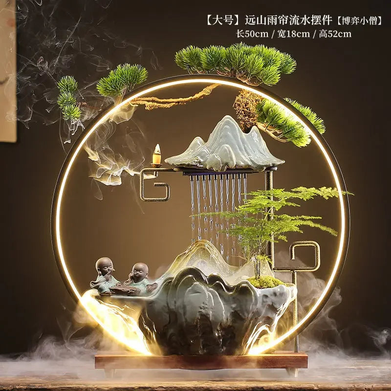 Zen Ceramic Water Fountain Humidifier