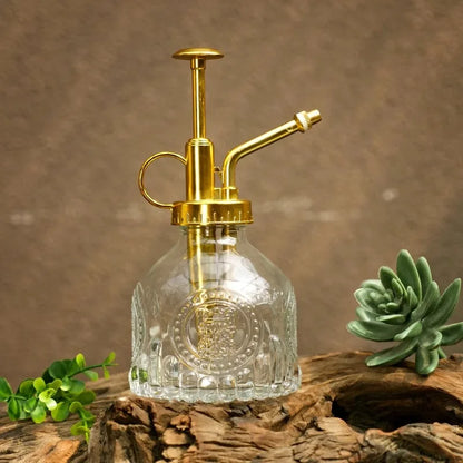 Vintage Glass Plant Mister – 200ML Spray Bottle for Indoor Plants