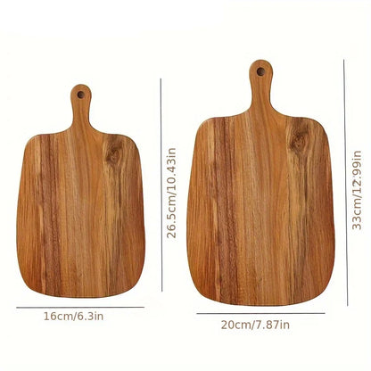 Premium Wooden Cutting Board with Handle