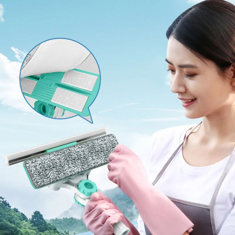 Extendable Window Cleaning Tool – High Reach Wet & Dry Brush