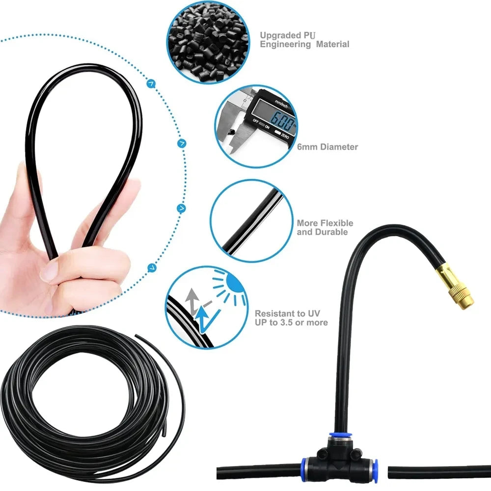 Automatic Garden Sprinkler Kit with Copper Nozzle