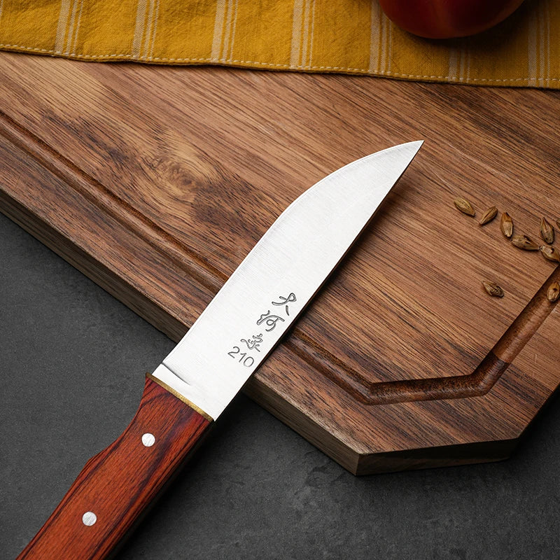Multi-Purpose Stainless Steel Kitchen Knife with Wooden Handle