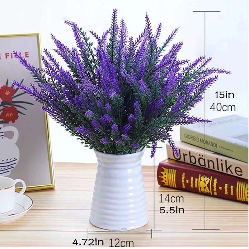 Realistic Lavender Artificial Flowers (2-Pack) – Elegant Home & Outdoor Decor