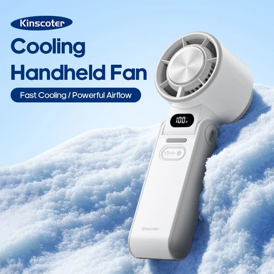 Portable Foldable Handheld Cooling Fan – 3600mAh Rechargeable Fan
