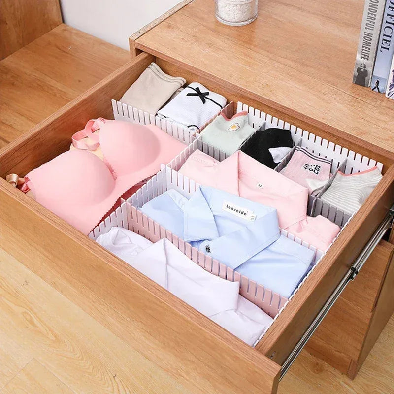 Adjustable Drawer Divider Organizer Set (4 PCS)